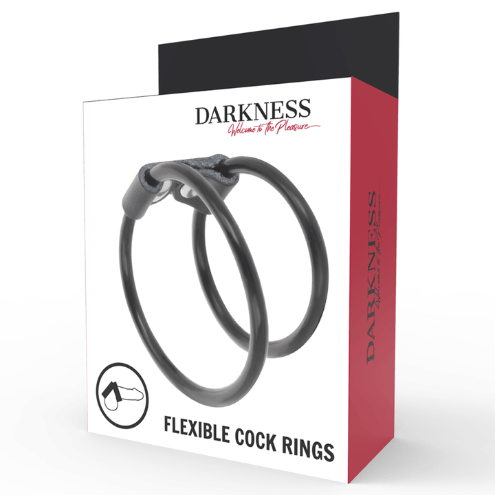 DARKNESS - DOPPELTER FLEXIBLER PENISRING - INTIM SPACE Online Sexshop