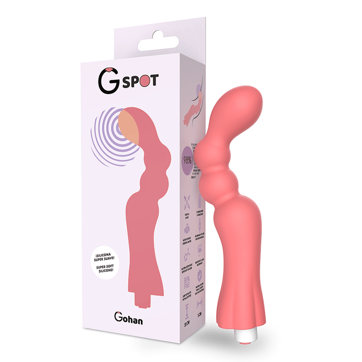 G-SPOT - GOHAN VIBRATOR HELLROT - INTIM SPACE Online Sexshop