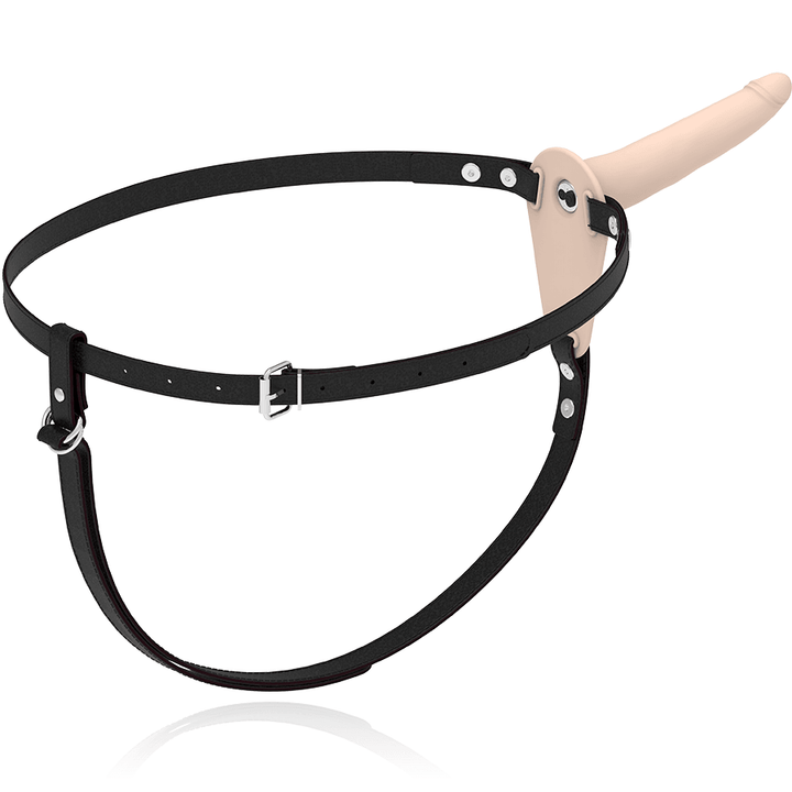 FETISH SUBMISSIVE HARNESS - FLEISCH-SILIKON-VIBRATOR 15 CM - INTIM SPACE Online Sexshop