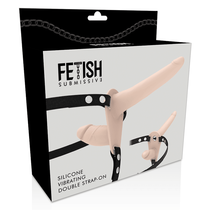 FETISH SUBMISSIVE HARNESS - FLESH UP VIBRATOR MIT DOPPELPENETRATION - INTIM SPACE Online Sexshop