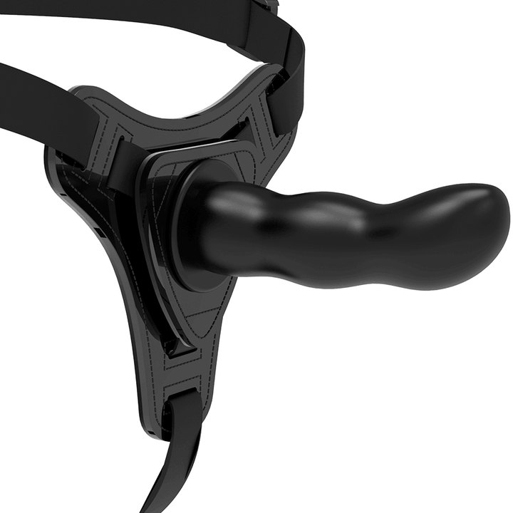 FETISH SUBMISSIVE HARNESS - SCHWARZES SILIKON G-SPOT 16 CM - INTIM SPACE Online Sexshop