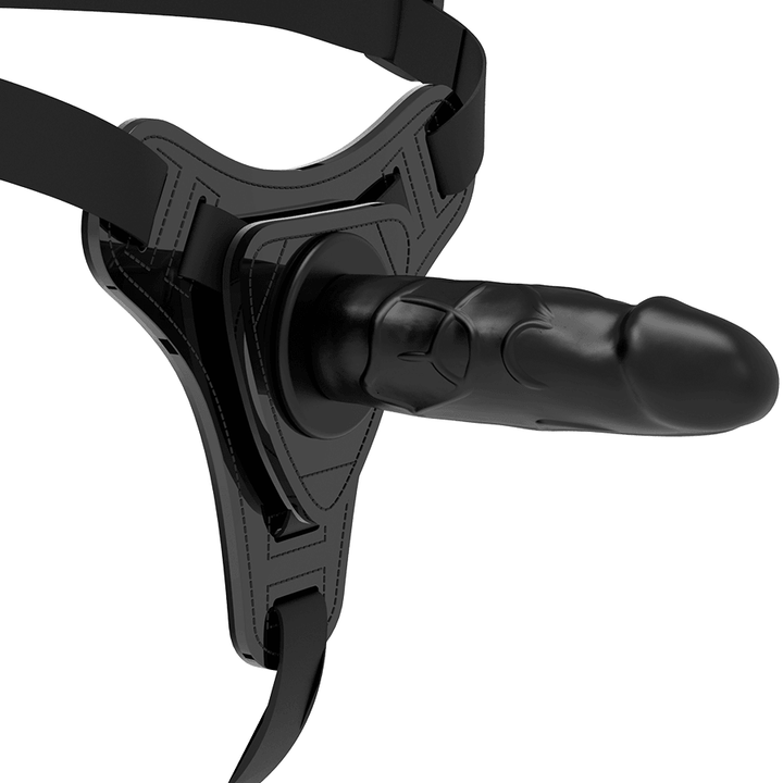 FETISH SUBMISSIVE HARNESS - REALISTISCHES SCHWARZES SILIKON 15 CM - INTIM SPACE Online Sexshop