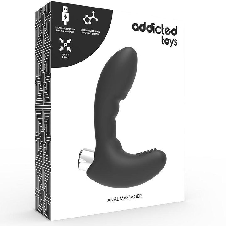 ADDICTED TOYS - PROSTATISCHER VIBRATOR WIEDERAUFLADBAR. MODELL - - SCHWARZ - INTIM SPACE Online Sexshop