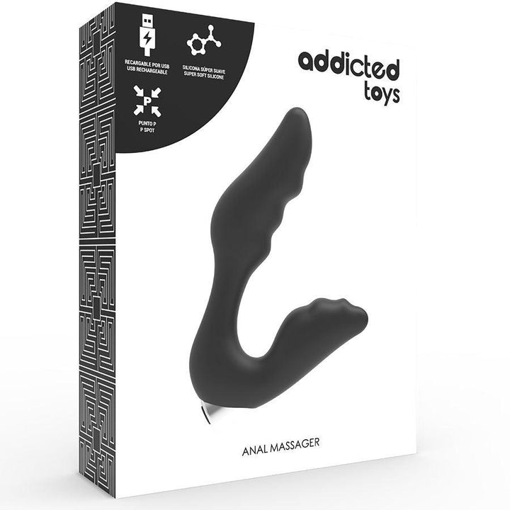 ADDICTED TOYS - PROSTATISCHER VIBRATOR WIEDERAUFLADBAR. MODELL - - SCHWARZ - INTIM SPACE Online Sexshop