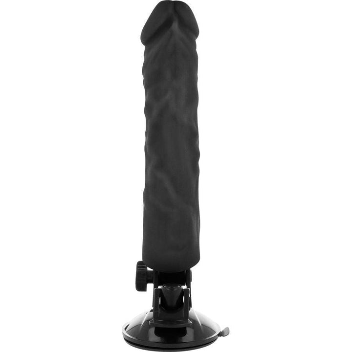 BASECOCK - REALISTISCHER VIBRATOR MIT FERNBEDIENUNG SCHWARZ 21 CM -O- - CM - INTIM SPACE Online Sexshop