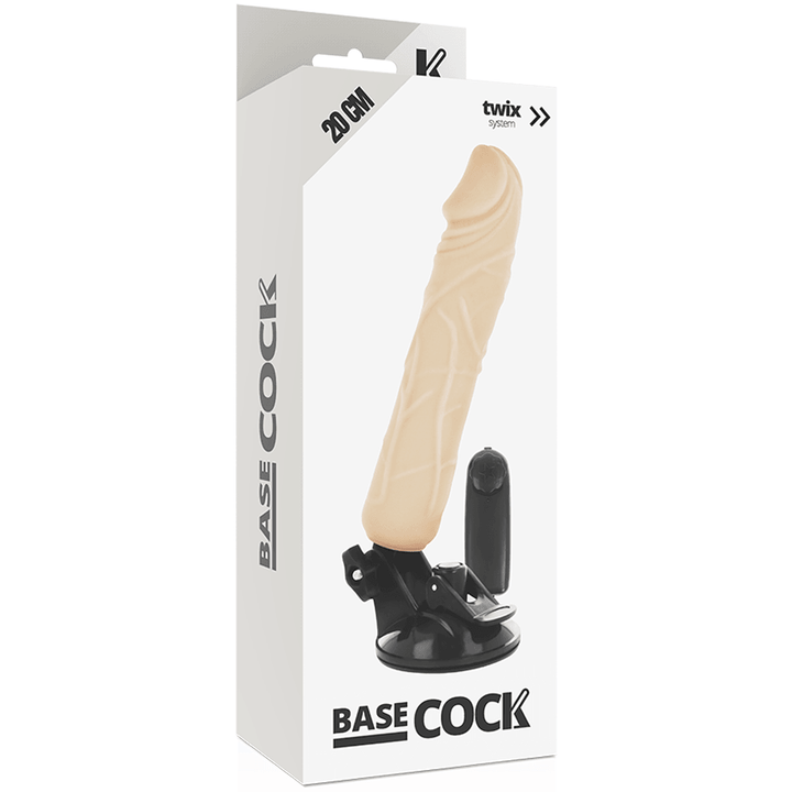 BASECOCK - REALISTISCHER VIBRATOR MIT FERNBEDIENUNG NATÜRLICHER 20 CM -O- - CM - INTIM SPACE Online Sexshop