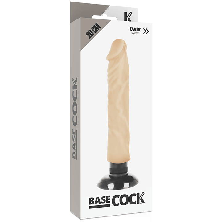 BASECOCK - REALISTISCHER VIBRATOR 2-1 NATÜRLICH 20 CM -O- - CM - INTIM SPACE Online Sexshop