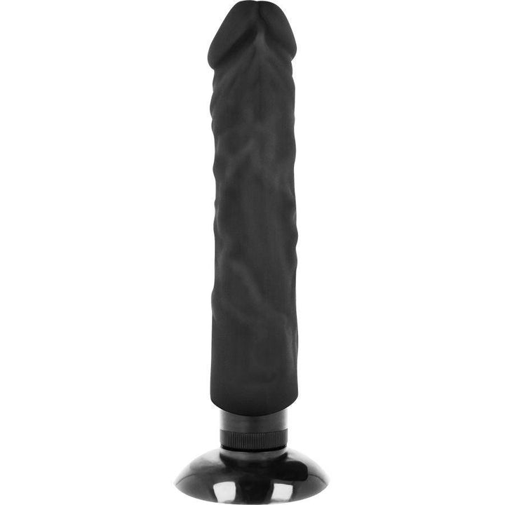 BASECOCK - REALISTISCHER VIBRATOR 2-1 SCHWARZ 20 CM -O- - CM - INTIM SPACE Online Sexshop