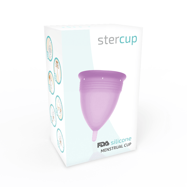 STERCUP - FDA SILIKON-MENSTRUALCUP FLIEDER - GRÖSSE L - INTIM SPACE Online Sexshop