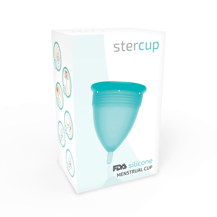 STERCUP - FDA SILIKON-MENSTRUALCUP AQUAMARIN - GRÖSSE S - INTIM SPACE Online Sexshop