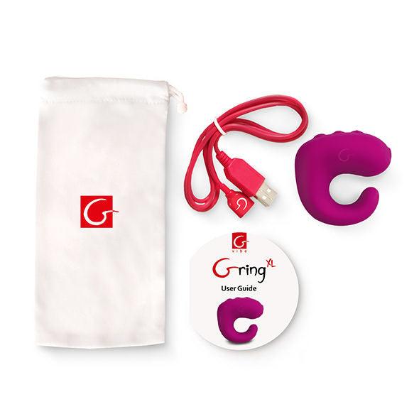 G-VIBE - SPASSSPIELZEUG GRING VIBRATOR RING XL SÜSSE HIMBEERE - INTIM SPACE Online Sexshop