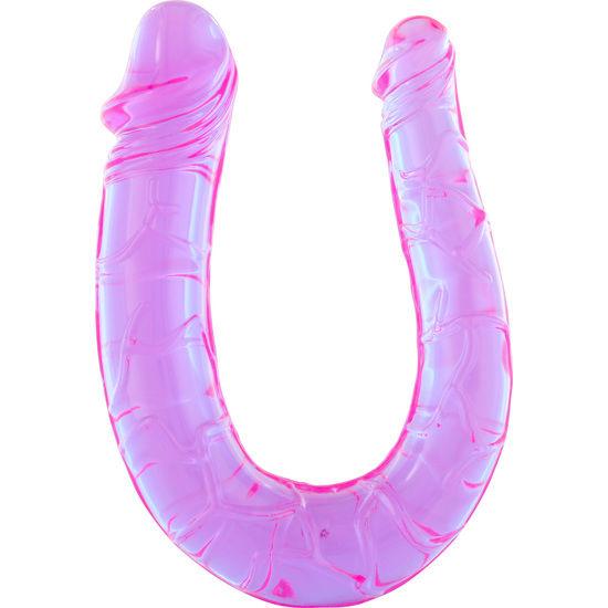 SEVEN CREATIONS - PENIS MIT ZWEI FLEXIBLEN JELLY-KÖPFEN - INTIM SPACE Online Sexshop