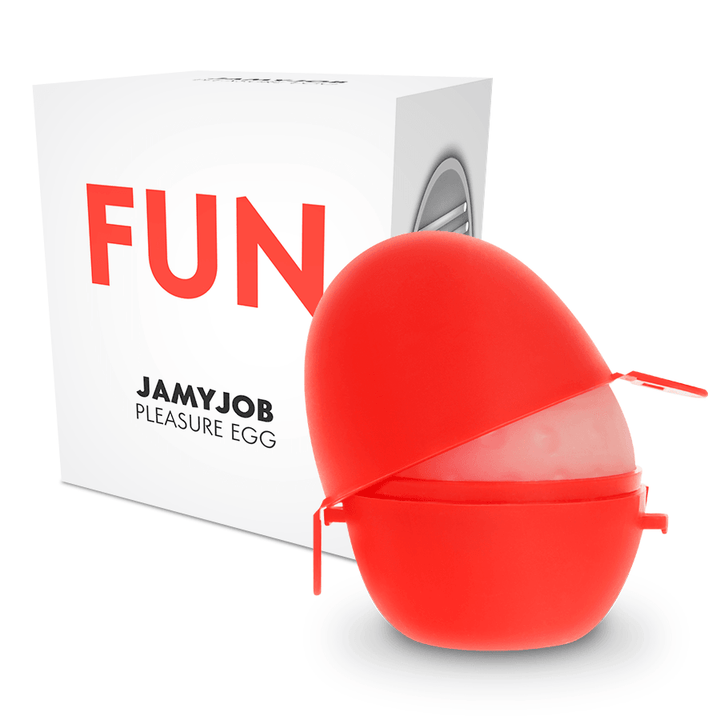 JAMYJOB - EGG MASTURBATOR RED EDITION DISKRETT - INTIM SPACE Online Sexshop