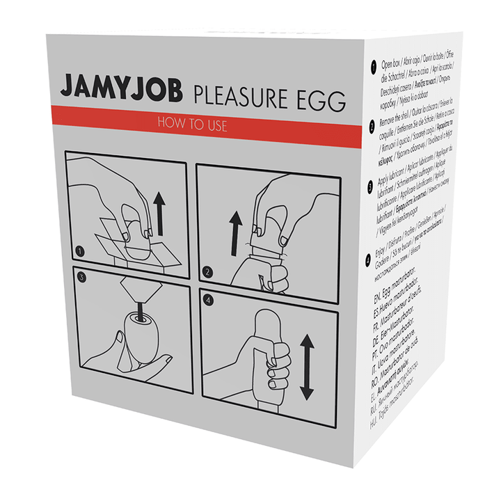 JAMYJOB - EGG MASTURBATOR RED EDITION DISKRETT - INTIM SPACE Online Sexshop