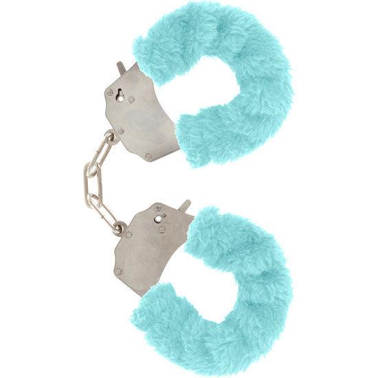 TOYJOY - FURRY FUN CUFFS BONDAGE BLAU - INTIM SPACE Online Sexshop