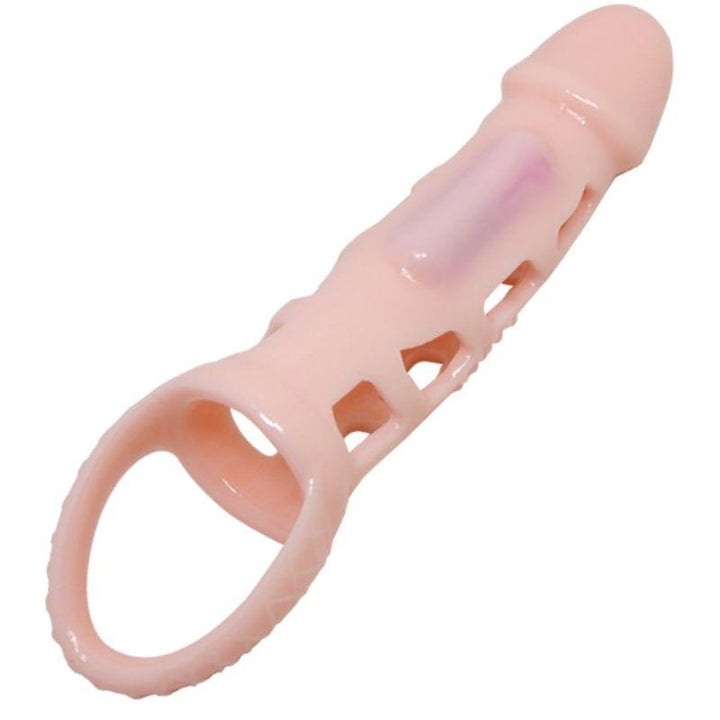 BAILE - PENIS EXTENDER COVER MIT VIBRATION UND NATÜRLICHEM GURT 13.5 CM - INTIM SPACE Online Sexshop