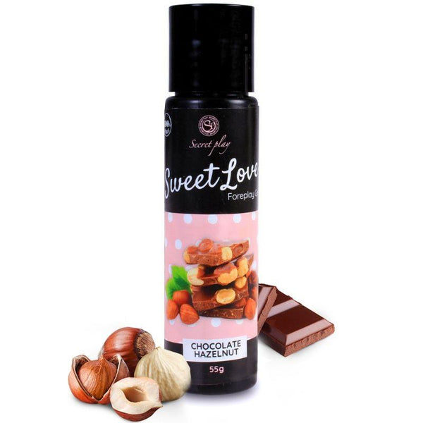 SECRETPLAY - GEL SWEET LOVE SCHOKOLADE MIT HASELNUSS 60 ML - INTIM SPACE Online Sexshop