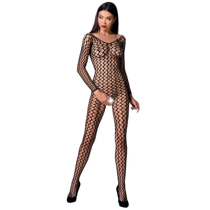 PASSION - WOMAN BS068 BODYSTOCKING SCHWARZ EINE GRÖSSE - INTIM SPACE Online Sexshop