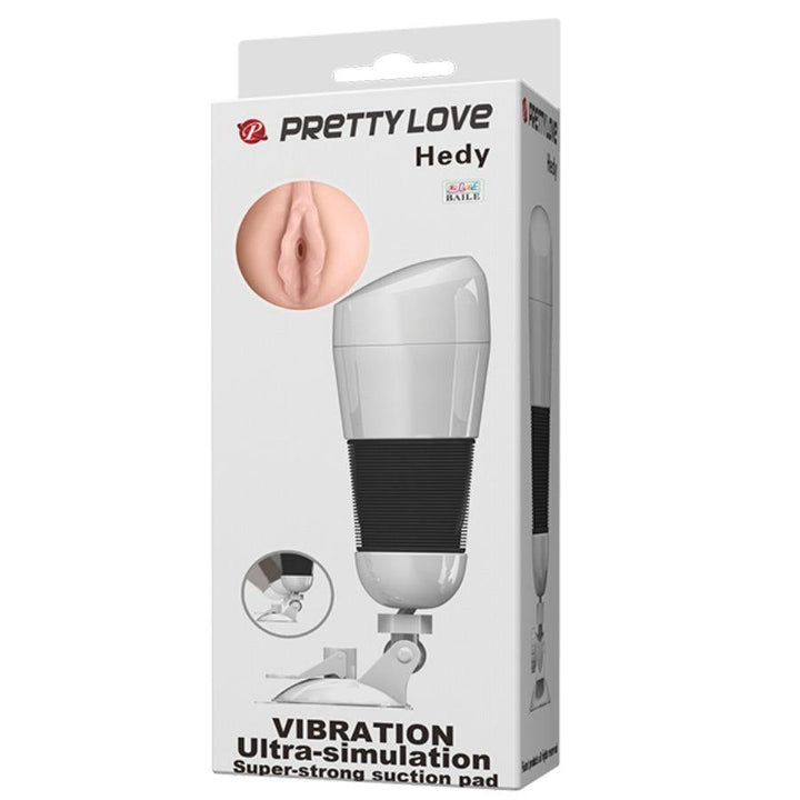 PRETTY LOVE - HEDY VAGINA MASTURBATOR MIT VIBRATION - INTIM SPACE Online Sexshop