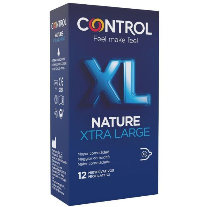 CONTROL - ADAPTA NATURE XL CONDOMS 12 UNITS - INTIM SPACE Online Sexshop