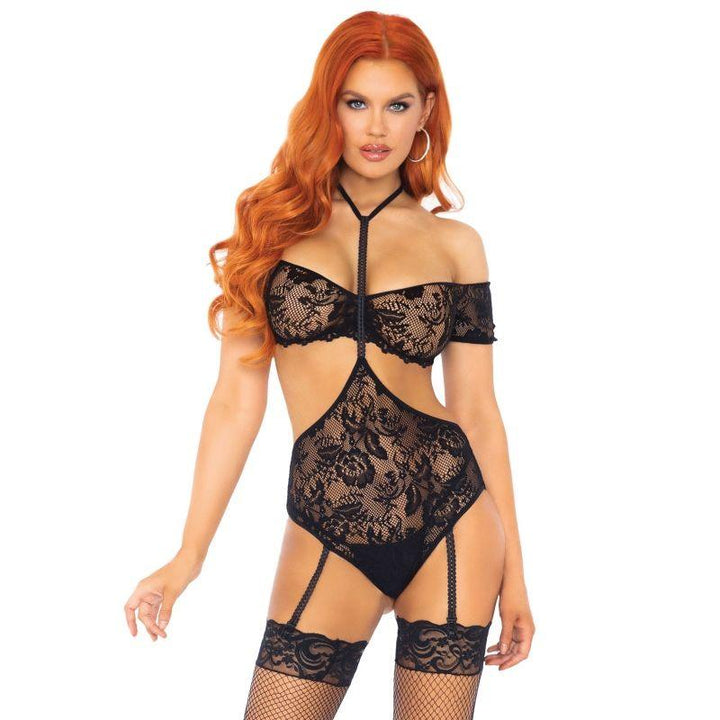 LEG AVENUE - SET ZWEITEILIG TOP - TEDDY M/L - INTIM SPACE Online Sexshop