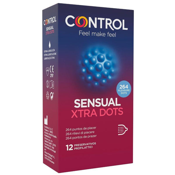 CONTROL - XTRA DOTS 12 UDS - INTIM SPACE Online Sexshop