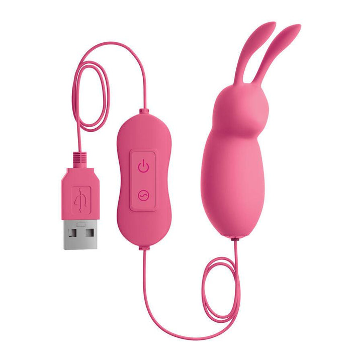 OMG - CUTE RABBIT LEISTUNGSFÄHIGER ROSA VIBRATOR USB - INTIM SPACE Online Sexshop