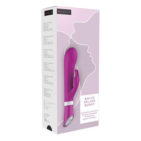 B SWISH - BWILD DELUXE BUNNY RABBIT VIBRATOR RASPBERRY - INTIM SPACE Online Sexshop