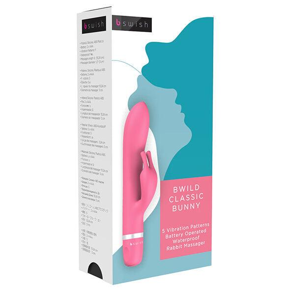 B SWISH - BWILD KLASSISCHES MASSAGER MIT KANINCHEN - MAGENTA - INTIM SPACE Online Sexshop