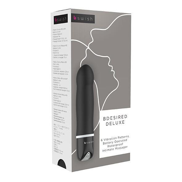 B SWISH - BDESIRED DELUXE SCHWARZER VIBRATOR - INTIM SPACE Online Sexshop