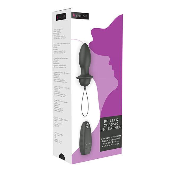 B SWISH - BFILLED CLASSIC VIBRATING PLUG SCHWARZ - INTIM SPACE Online Sexshop