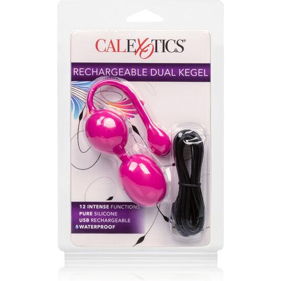 CALEXOTICS - WIEDERAUFLADBARER DUAL KEGEL ROSA - INTIM SPACE Online Sexshop