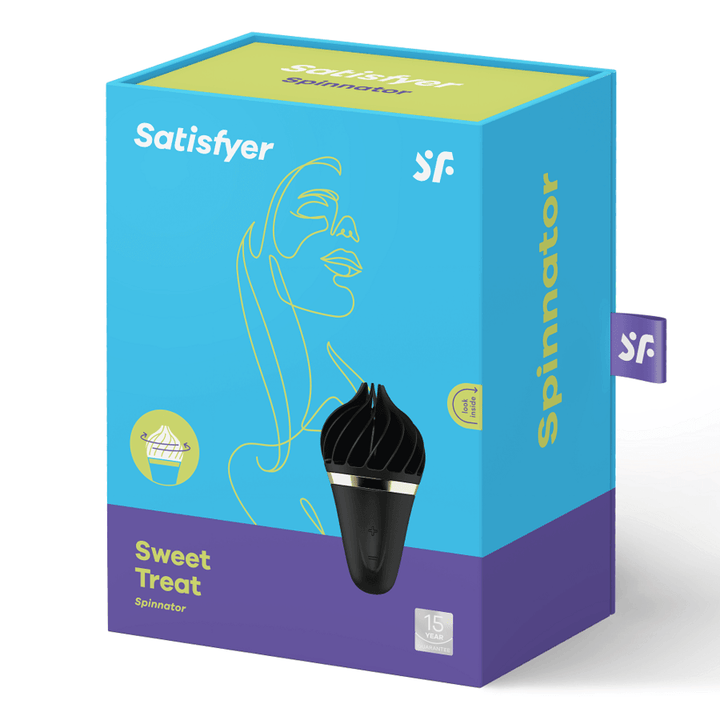 SATISFYER - SWEET TREAT SPINNATOR SCHWARZ - INTIM SPACE Online Sexshop