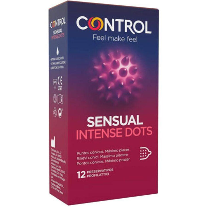 CONTROL - SPIKE KONDOME MIT KONISCHEN SPITZEN 12 EINHEITEN - INTIM SPACE Online Sexshop