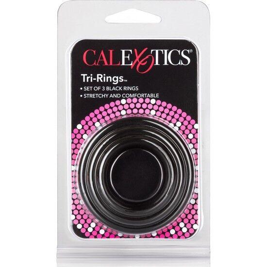 CALEXOTICS - TRI-RINGS SCHWARZ - INTIM SPACE Online Sexshop