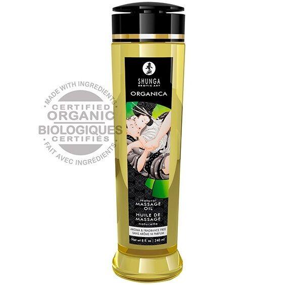 SHUNGA - NATÜRLICHES BIO MASSAGEÖL 240 ML - INTIM SPACE Online Sexshop