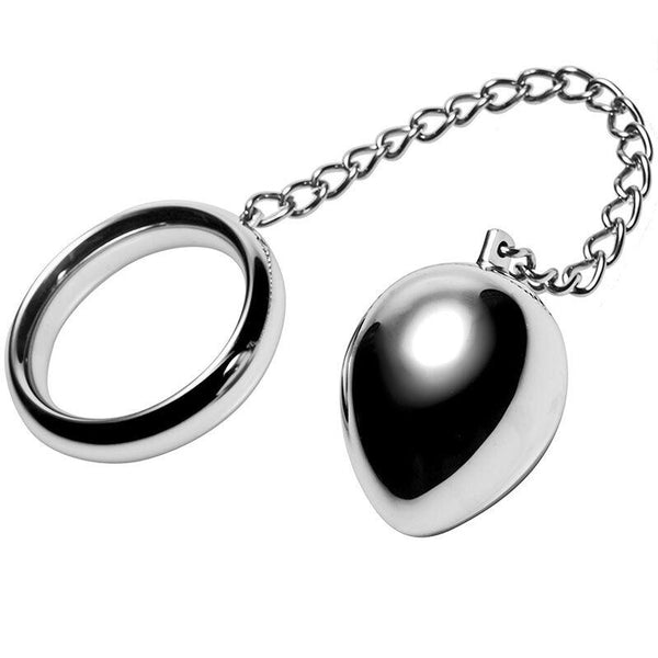 METAL HARD - COCKRING 45MM - KETTE MIT METALLKUGEL - INTIM SPACE Online Sexshop