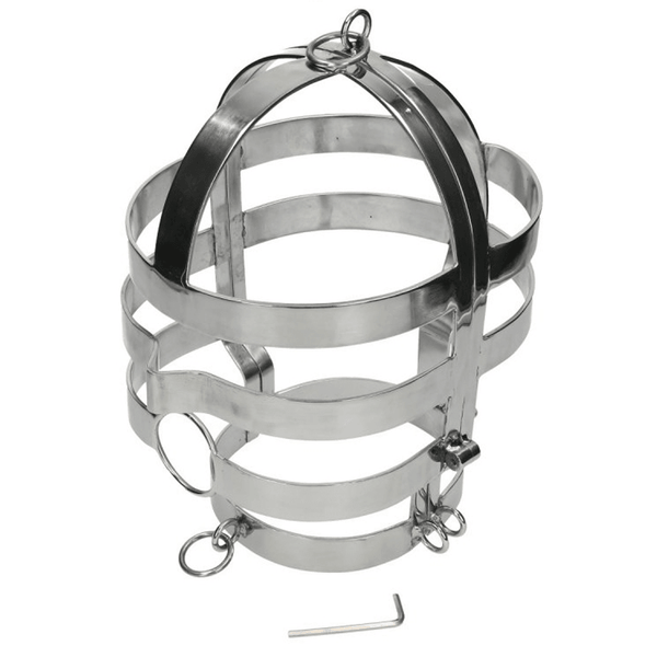 METAL HARD - MASKE MIT STAHLHALSKETTE - INTIM SPACE Online Sexshop