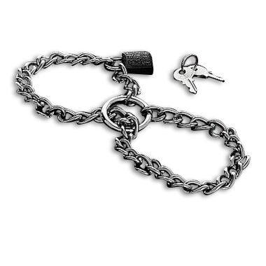 METAL HARD - HANDSCHELLEN MIT EDELSTAHLKETTE. - INTIM SPACE Online Sexshop