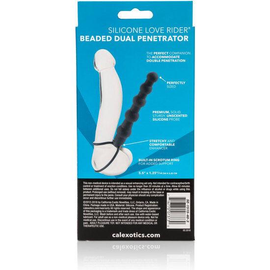 CALEXOTICS - BEADED DUAL PENETRATOR SCHWARZ - INTIM SPACE Online Sexshop