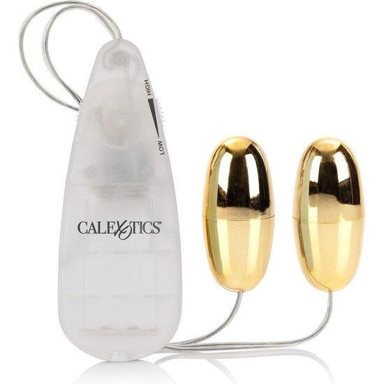 CALEXOTICS - VIBRIERENDE KUGELN GOLD DUO - INTIM SPACE Online Sexshop