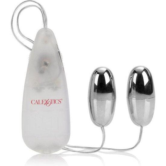 CALEXOTICS - VIBRIERENDE KUGELN SILBER DUO - INTIM SPACE Online Sexshop