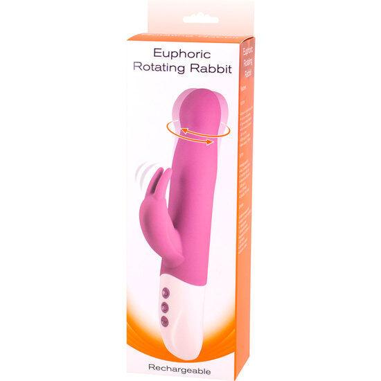 SEVEN CREATIONS - EUPHORIC BUNNY VIBRATOR MIT LILA ROTATION - INTIM SPACE Online Sexshop