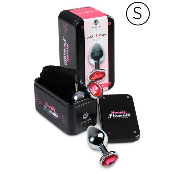 SECRETPLAY - ANALPLUG AUS ALUMINIUM, FUCHSIA, - CM - INTIM SPACE Online Sexshop