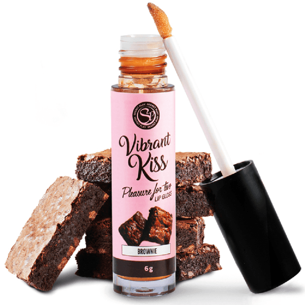 SECRETPLAY - LIPGLOSS VIBRANT KISS BROWNIE - INTIM SPACE Online Sexshop