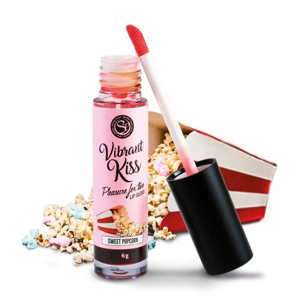 SECRETPLAY - LIPGLOSS VIBRANT KISS SWEET POPCORN - INTIM SPACE Online Sexshop