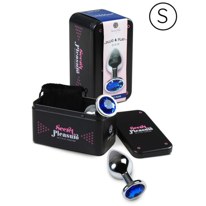 SECRETPLAY - ANALPLUG BLAU S - INTIM SPACE Online Sexshop