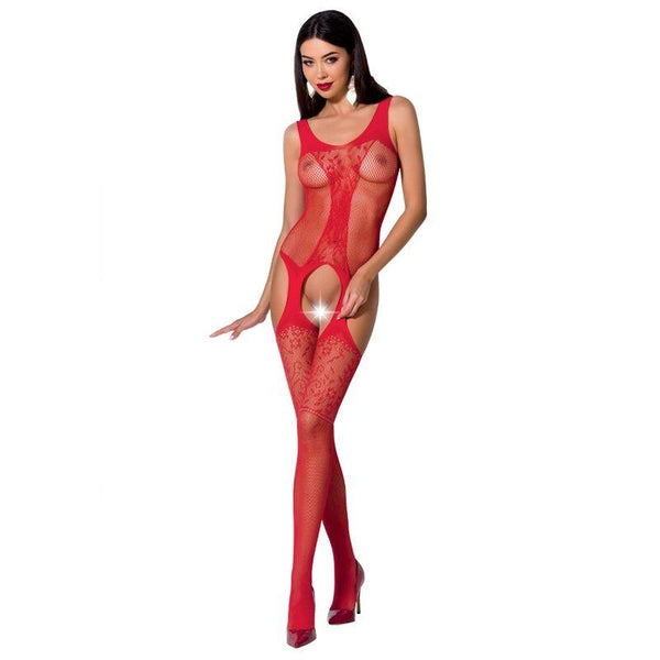 PASSION - WOMAN BS072 BODYSTOCKING EINE GRÖSSE ROT - INTIM SPACE Online Sexshop