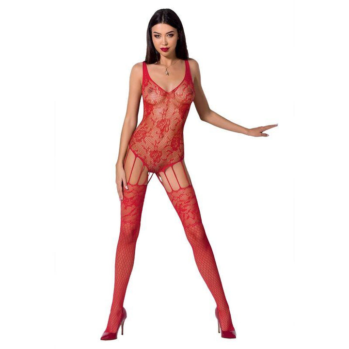 PASSION - WOMAN BS074 BODYSTOCKING EINE GRÖSSE ROT - INTIM SPACE Online Sexshop