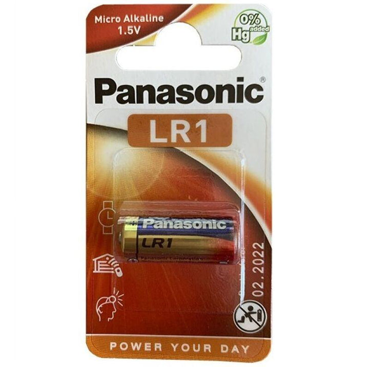 PANASONIC - ALKALINE BATTERY LR1 1.5V BLISTER - EINHEIT - INTIM SPACE Online Sexshop